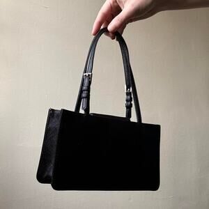 Vintage Liz Claiborne Faux Leather Micro Mini Handbag Purse